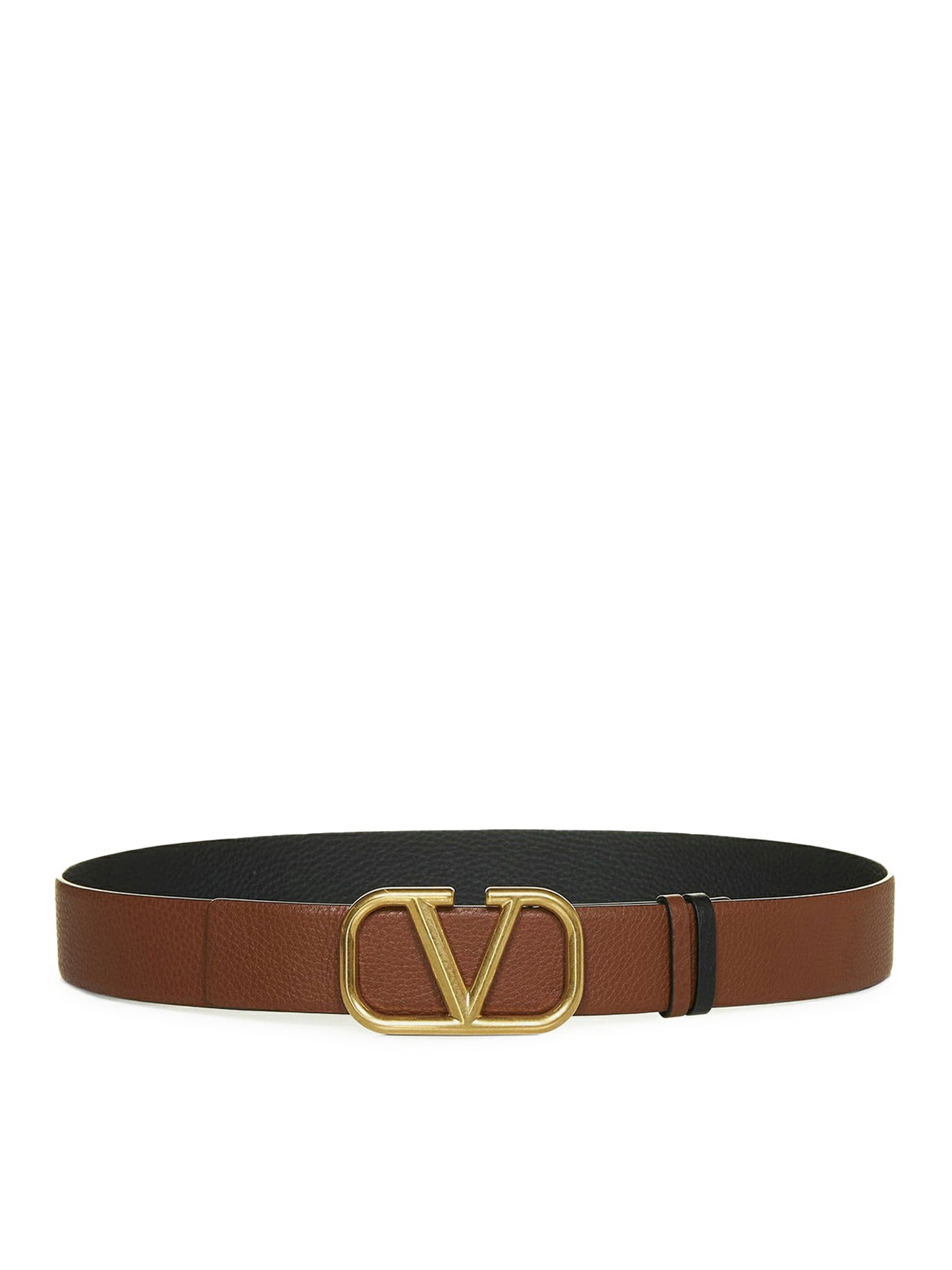 VLOGO SIGNATURE REVERSIBLE BELT IN MOOSE PRINT CALFSKIN 40 MM - 1