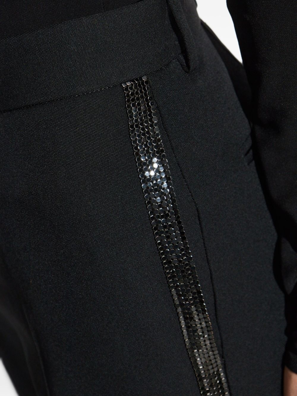 embellished-trim tailored trousers - 5