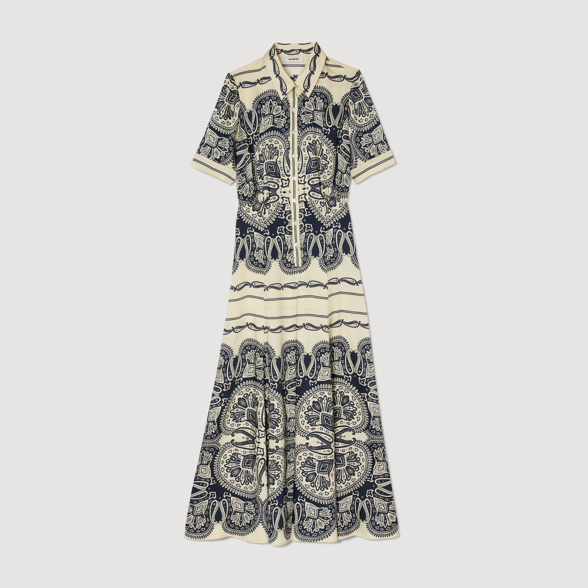 PATTERNED MAXI DRESS - 1