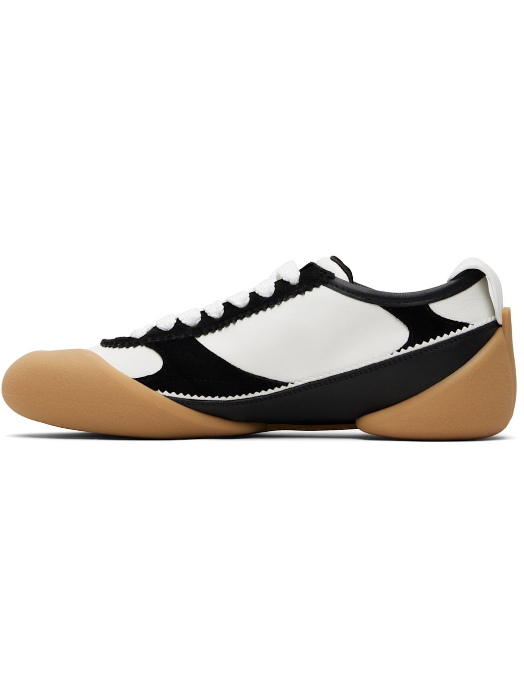 White & Black Flexion Sneakers - 3