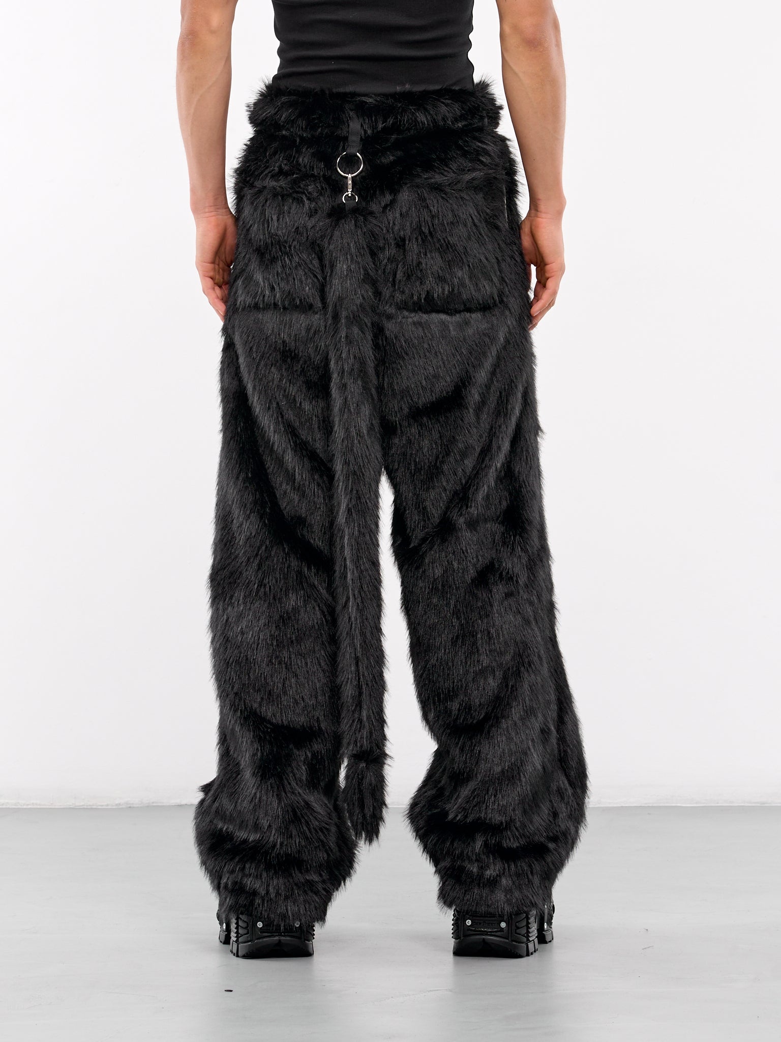 Faux Fur Trousers - 3
