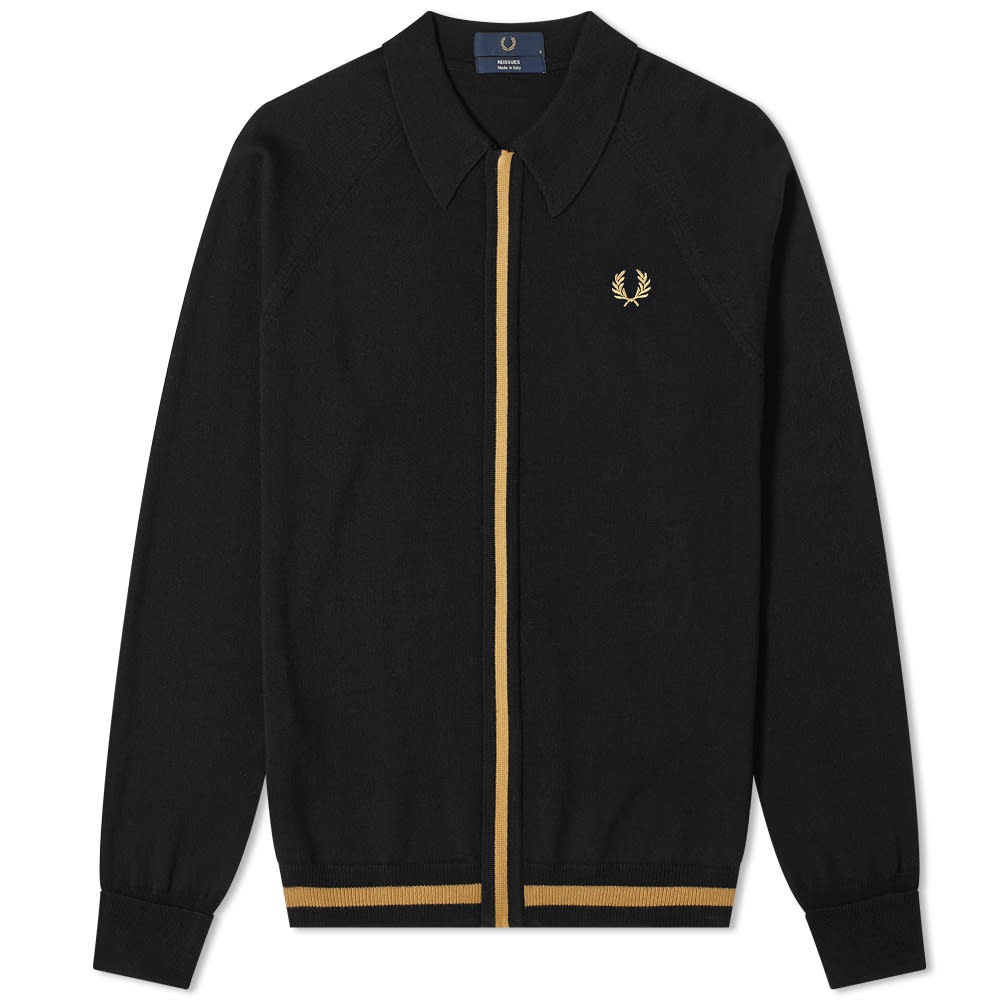 Fred Perry Concealed Zip Knit Shirt - 1