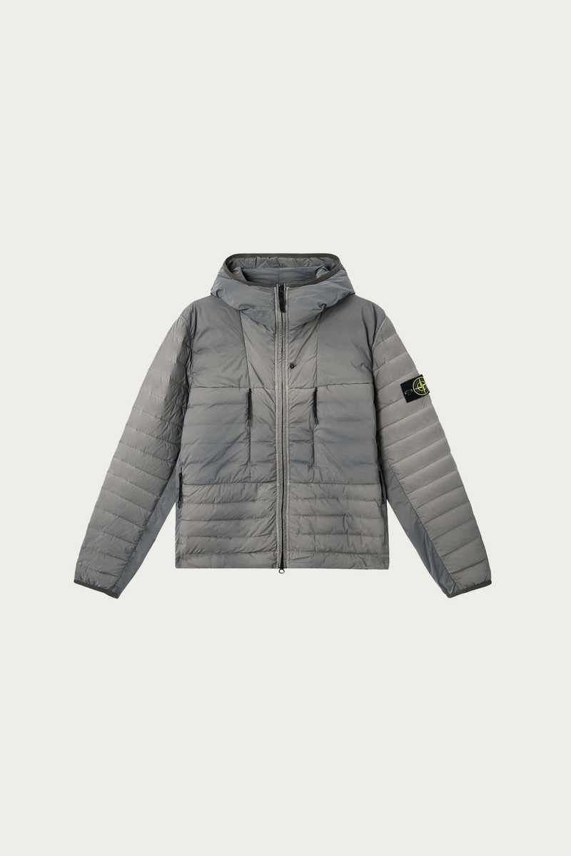 Seamless Tunnel Nylon Down-TC Jacket - Grey 1