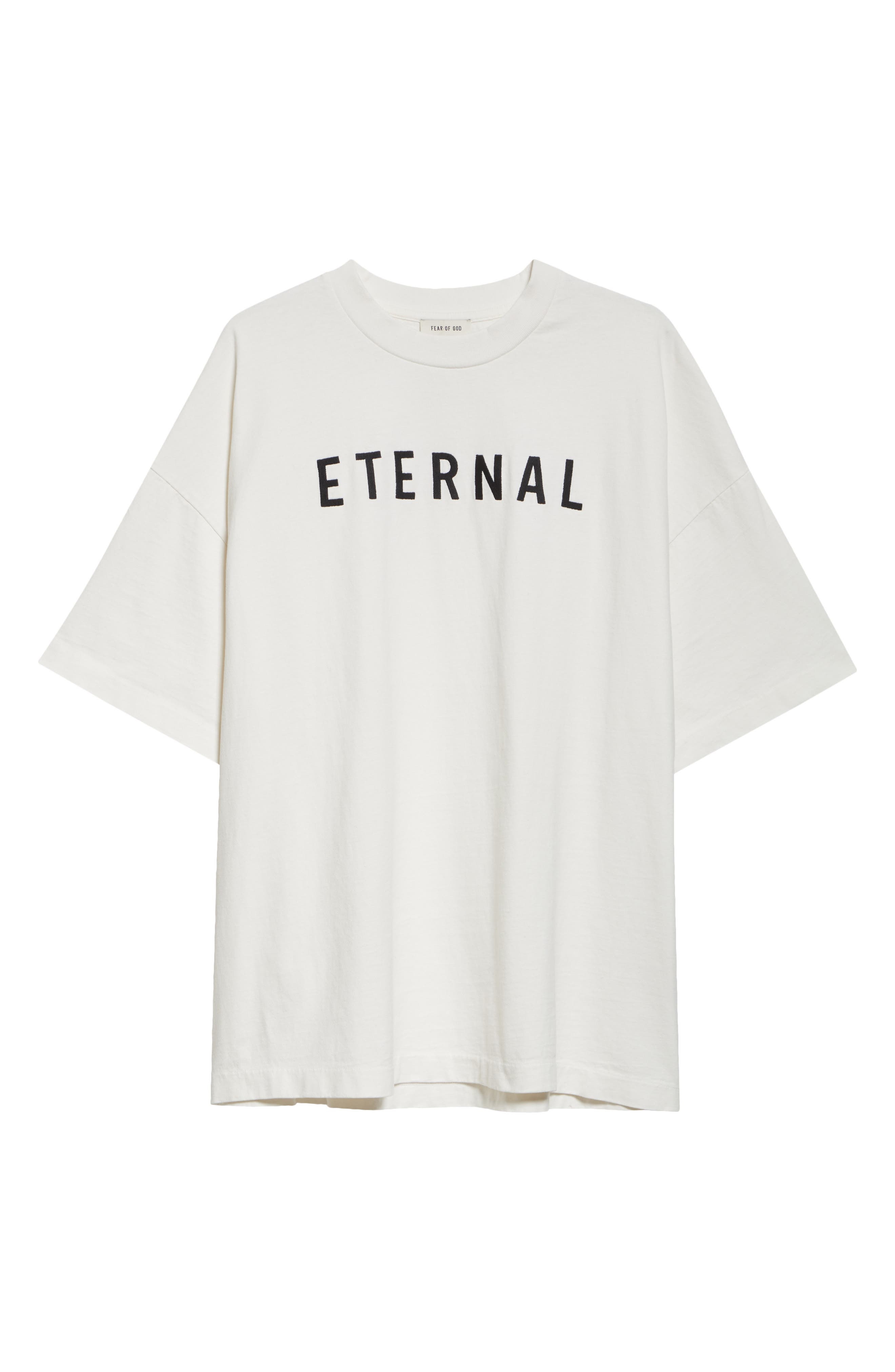 Fear of God Eternal Embroidered T-Shirt in White at Nordstrom - 5