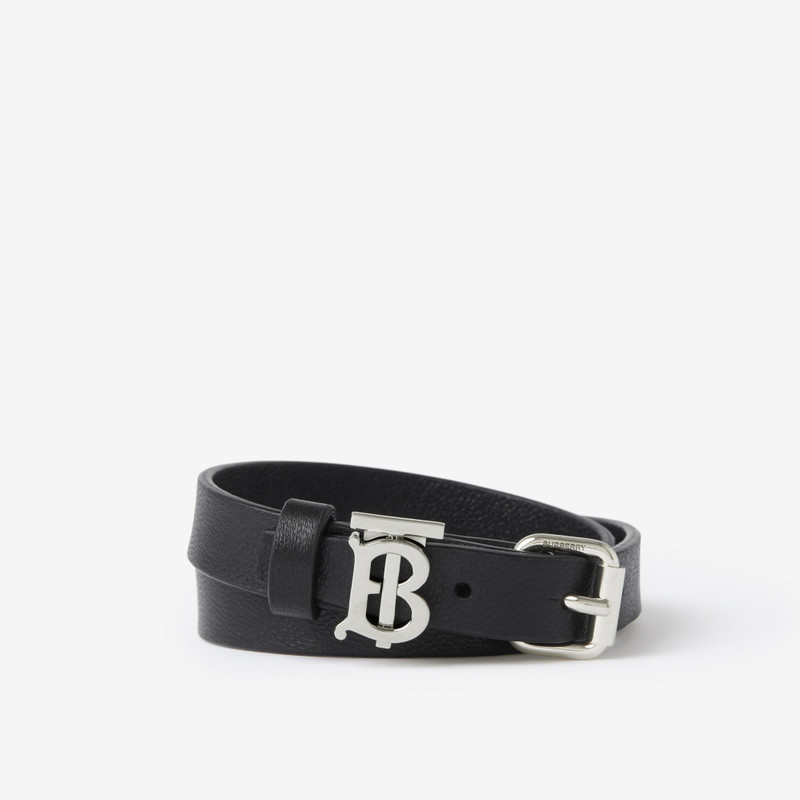 Monogram Motif Leather Bracelet 1