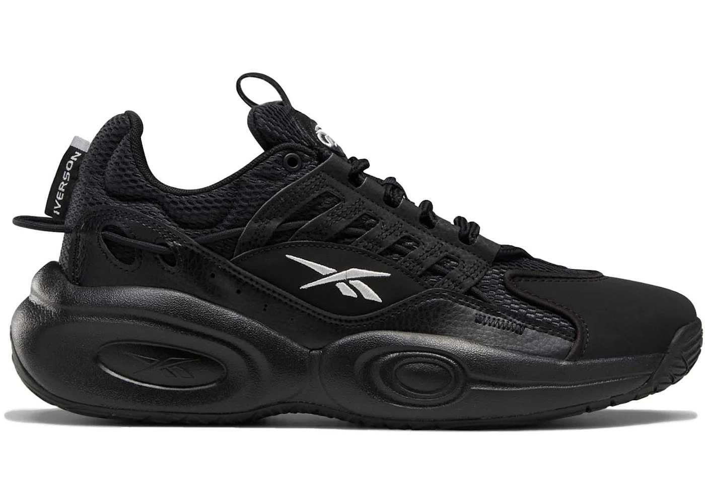 Reebok Solution Mid Black Silver Metallic - 1