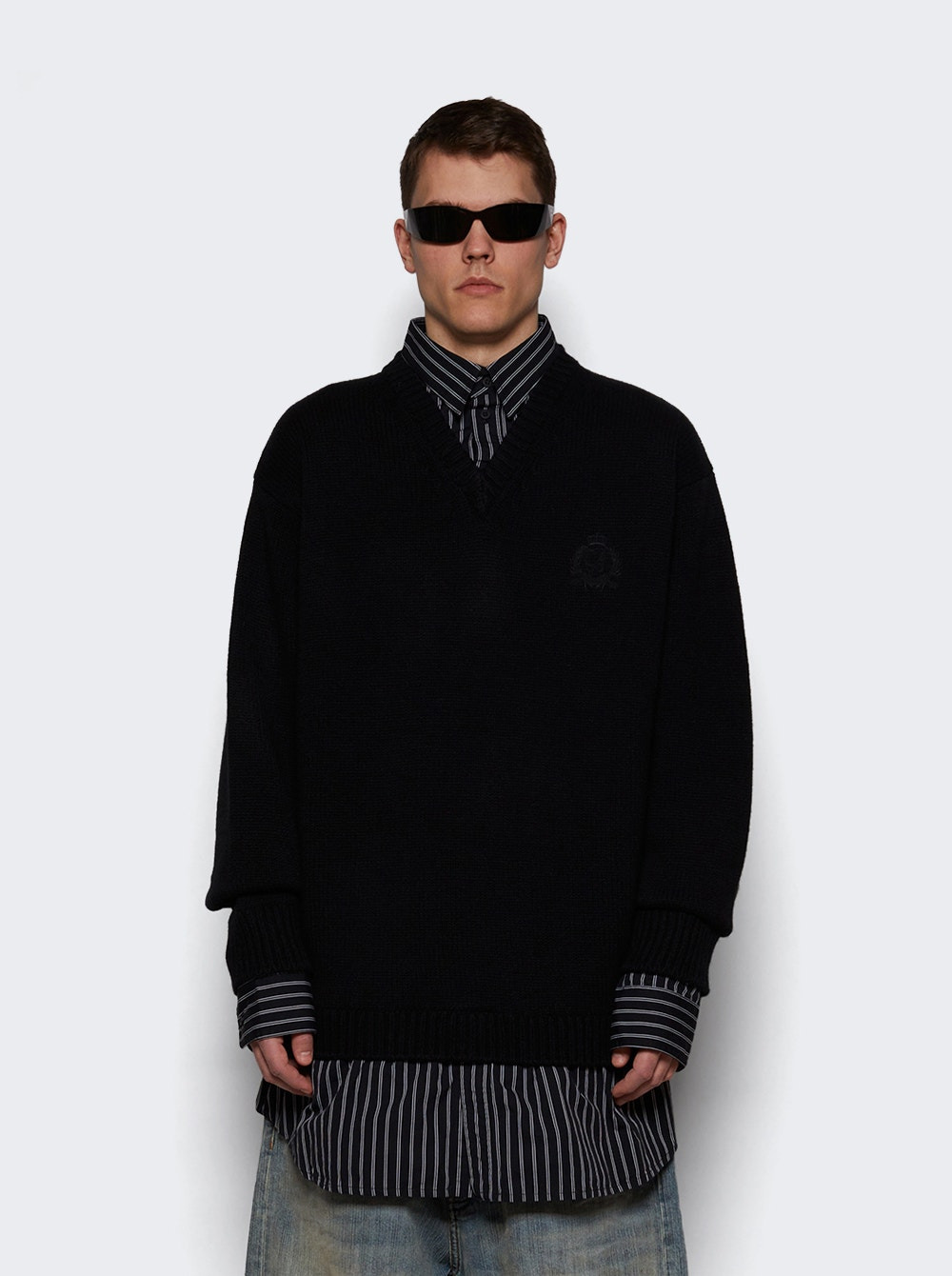 Layered Sweater Black - 2