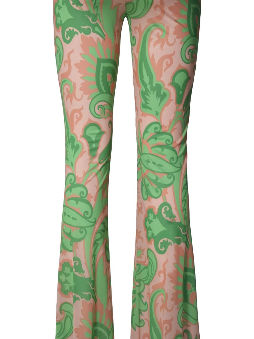 paisley flared trousers - 3