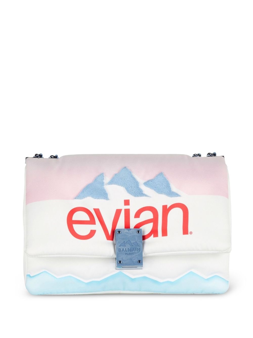 x Evian leather shoulder bag - 1
