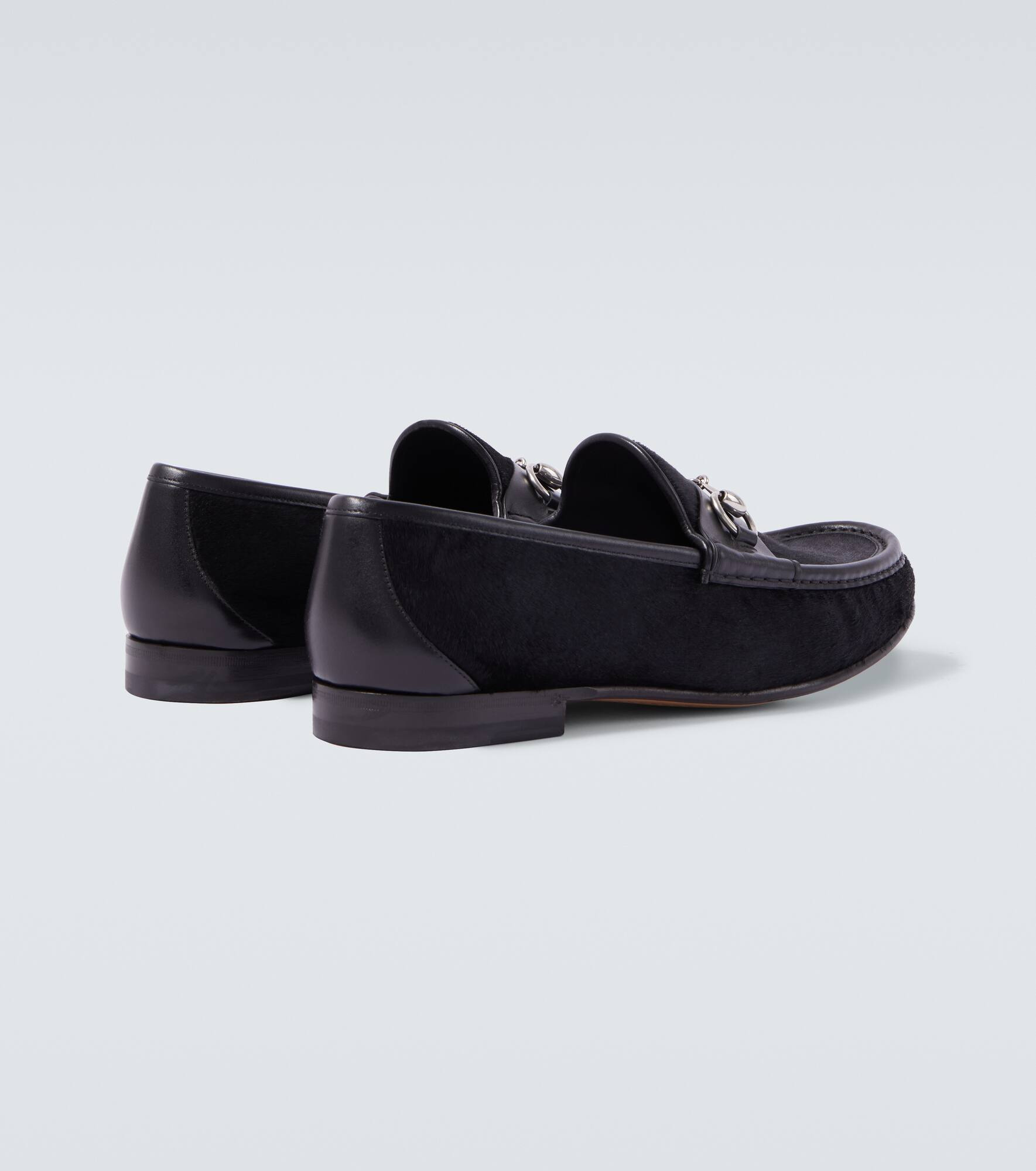 Horsebit calf hair loafers - 6