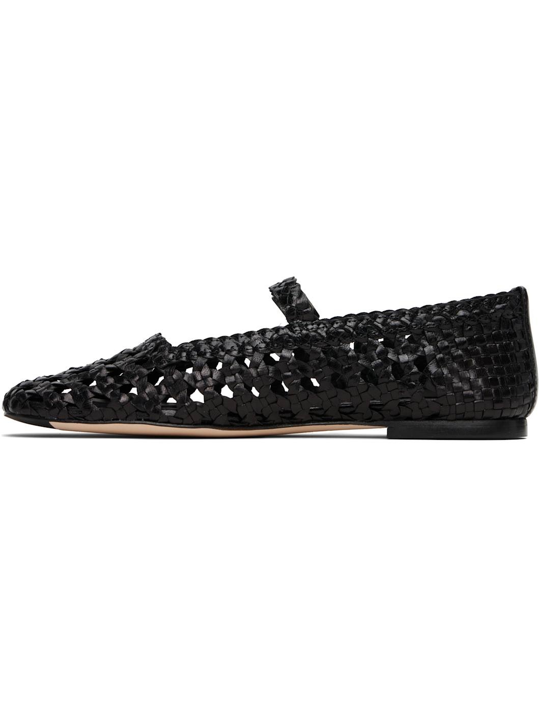 Black Yeida Ballerina Flats - 3