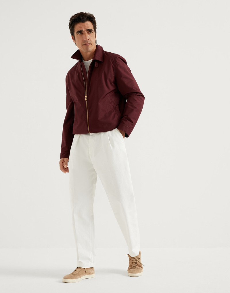 Cotton jersey crew neck T-shirt with faux-layering 5