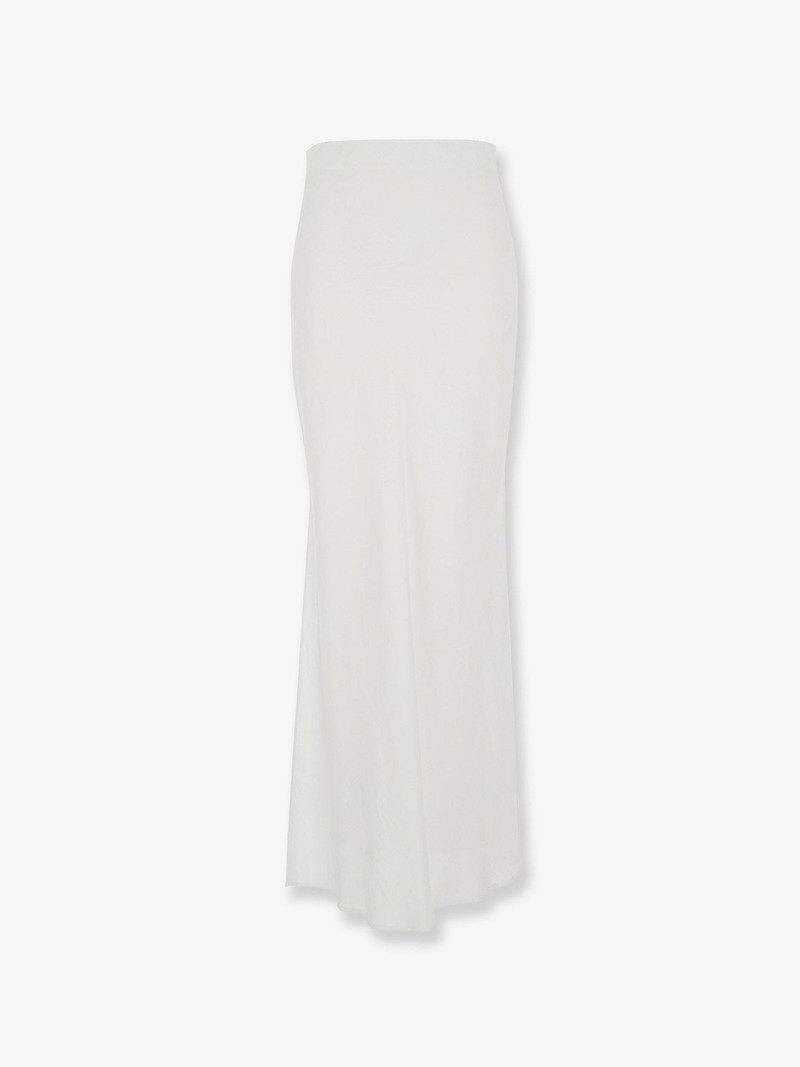Satin Long Skirt 1