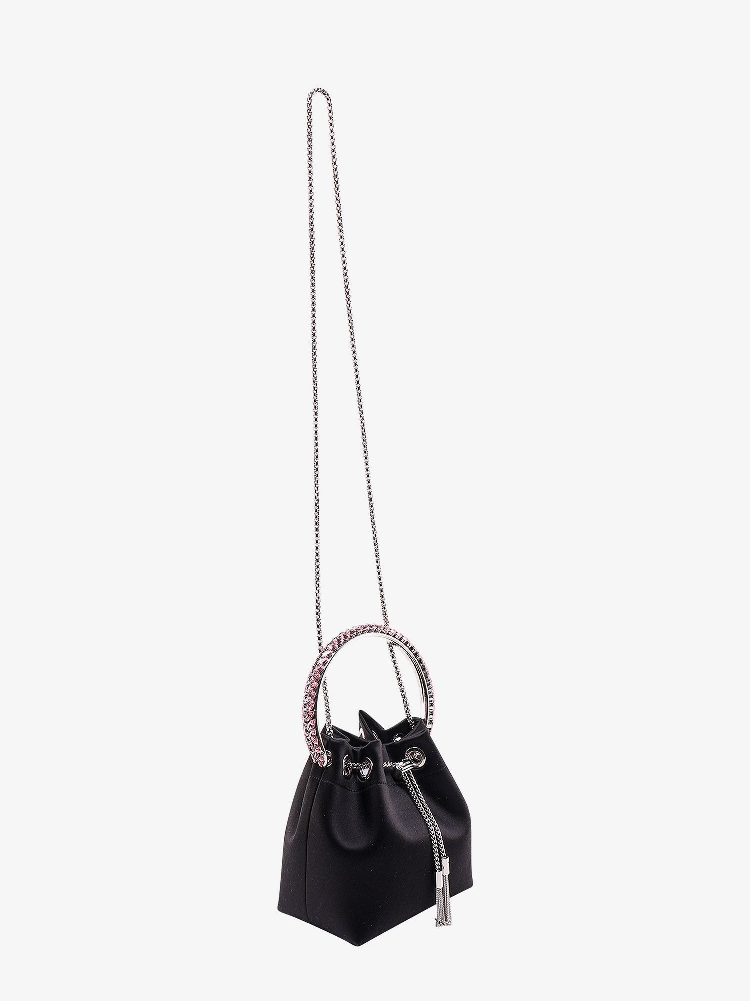 Jimmy Choo Woman Bon Bon Woman Black Bucket Bags - 3