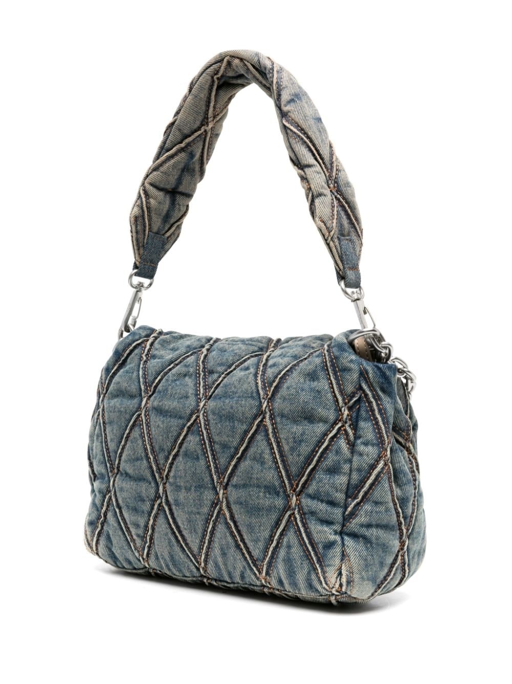 Charm-D denim shoulder bag - 3