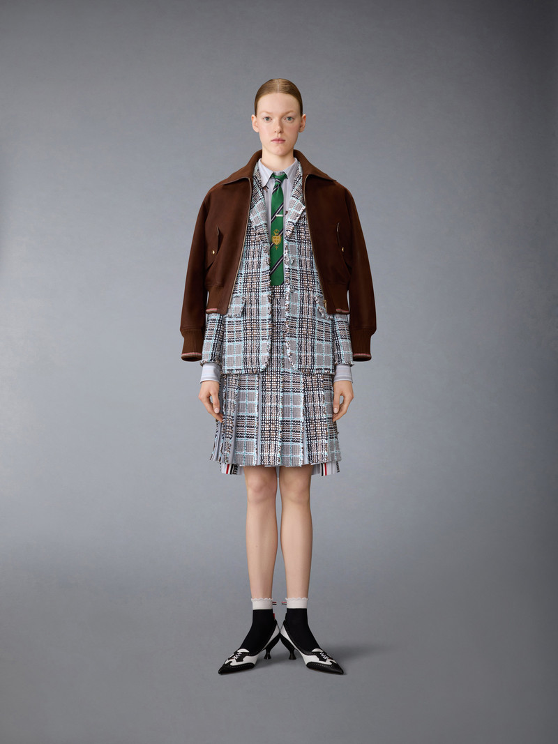 LUNAR NEW YEAR HORSE 4-BAR CROPPED OXFORD SHIRT 4