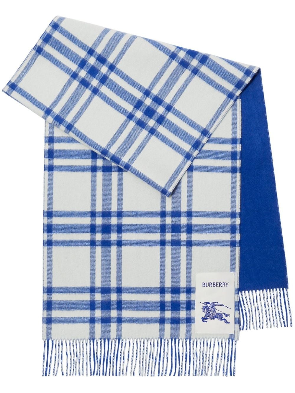 EKD plaid cashmere scarf - 1