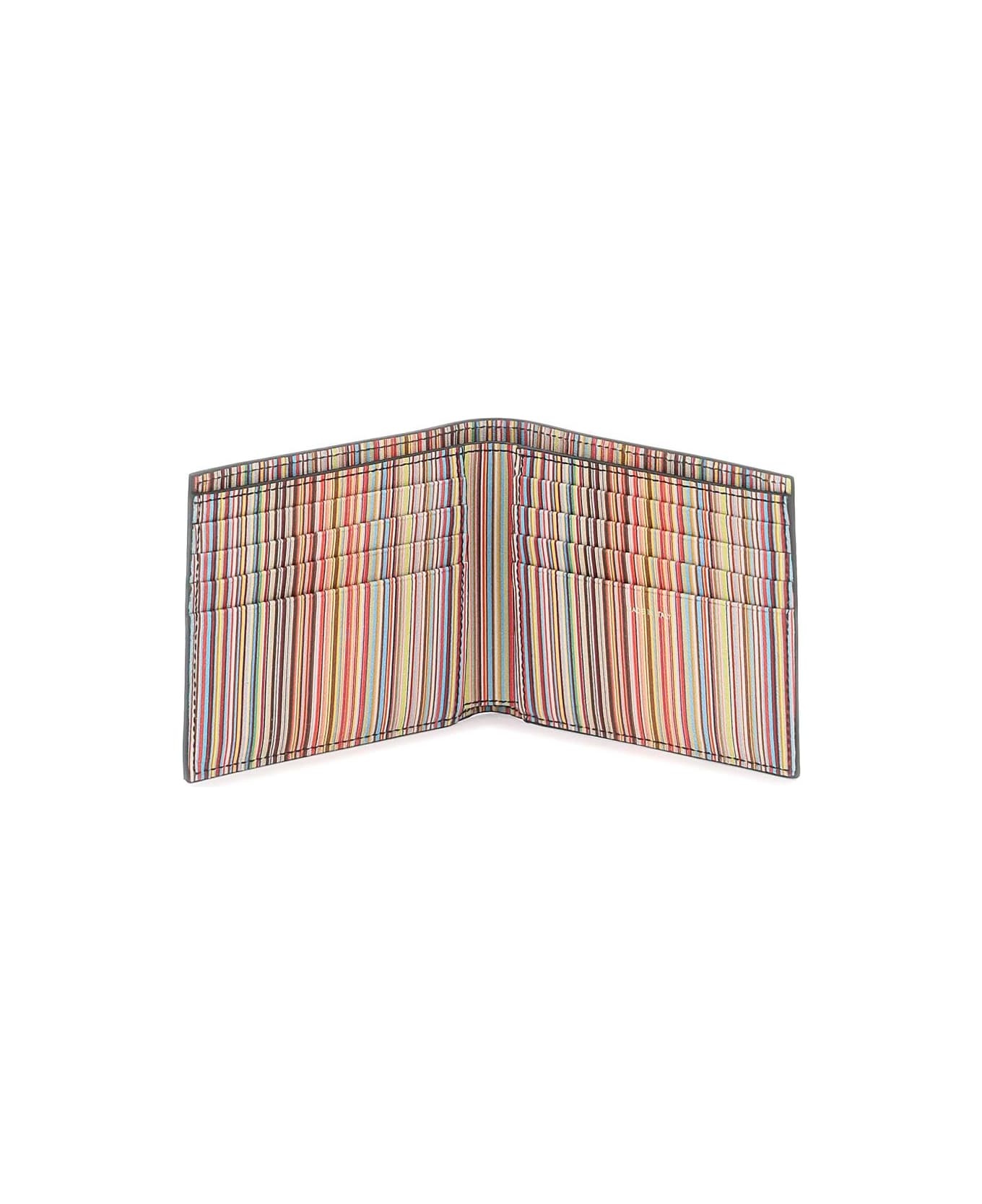 Signature Stripe Bifold Wallet - 2