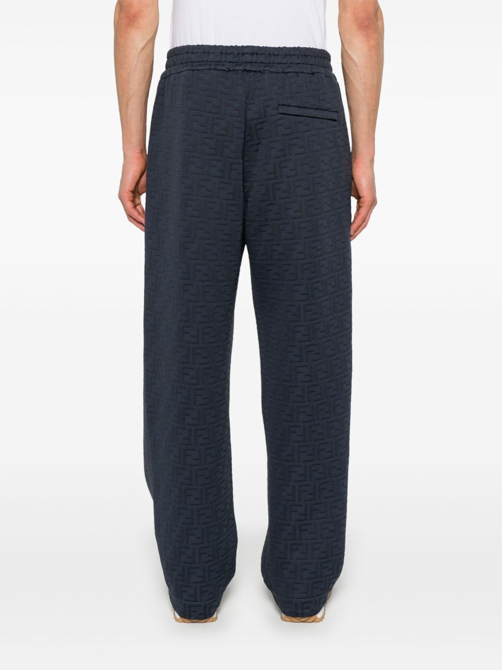 FF-embossed sweatpants - 4