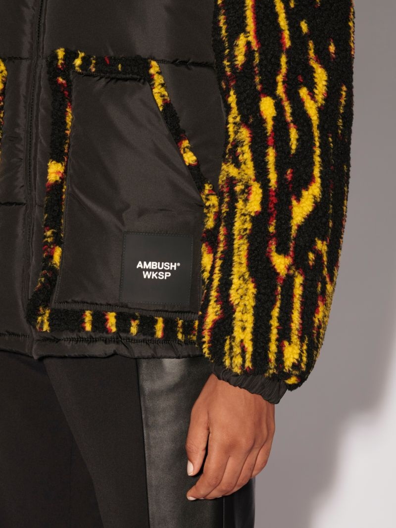 TEDDY JACQUARD PADDED JACKET - 6