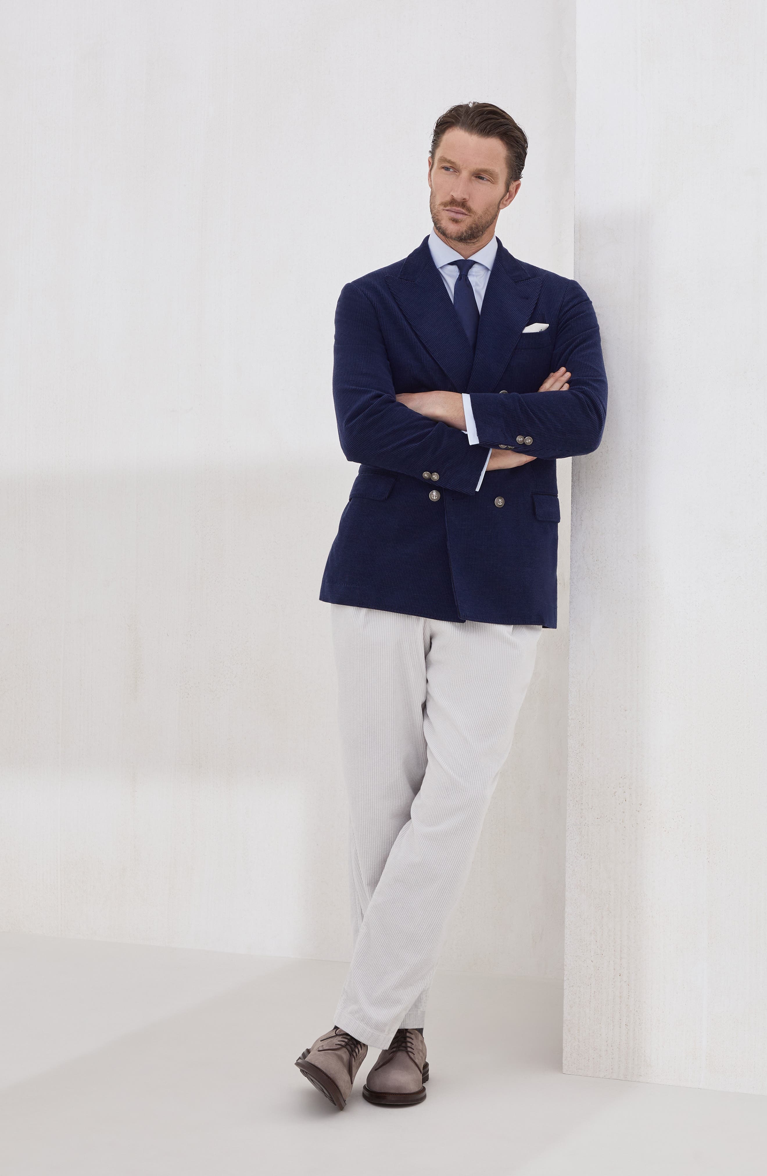 Brunello Cucinelli Corduroy blazer in Sapphire at Nordstrom - 6