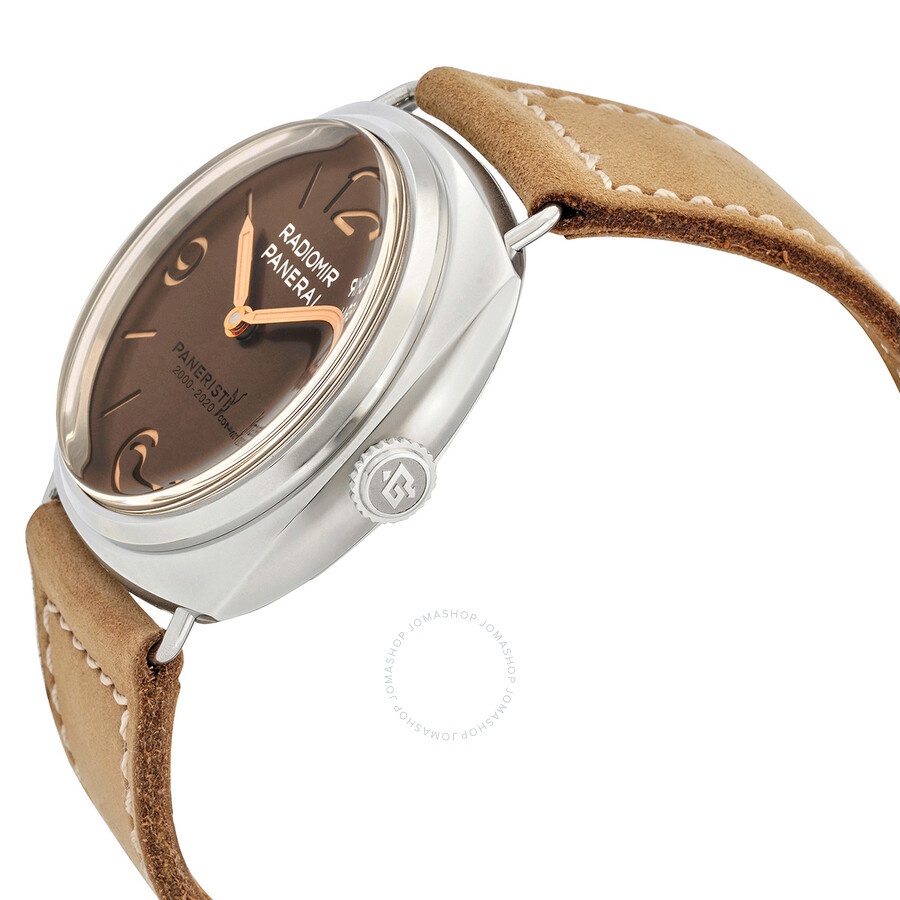 Panerai Radiomir Venti Hand Wind Brown Dial Men's Watch PAM02020 - 2
