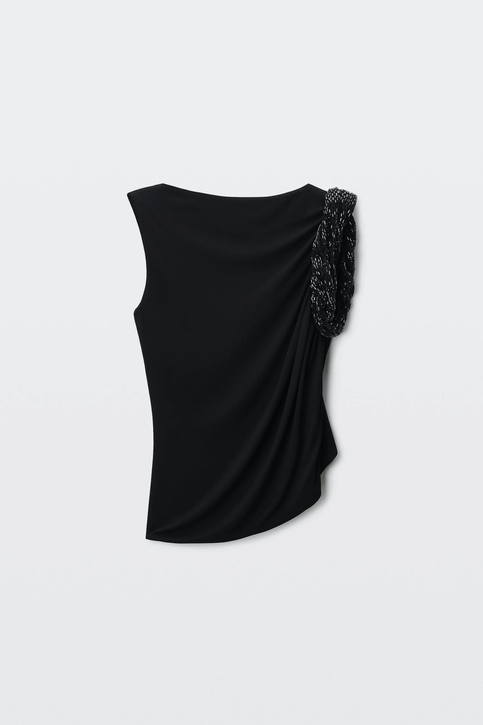 crystal twist sleeveless top - 1