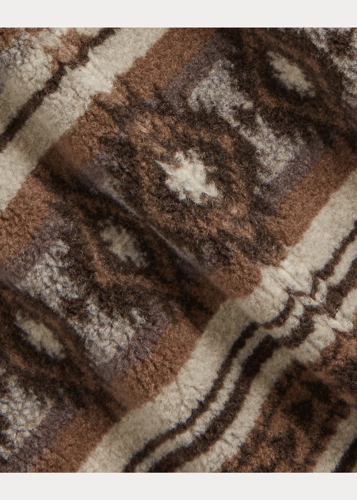 Jacquard Pile Fleece Vest - 5
