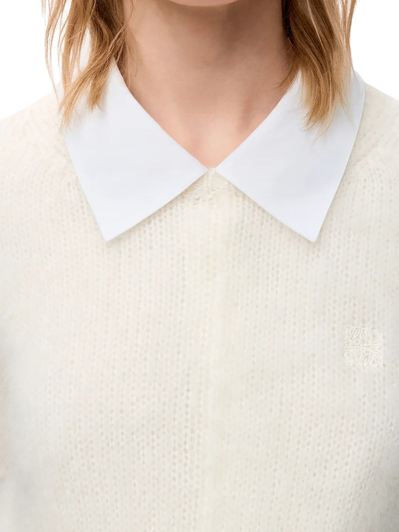 Loewe Women Mohair Blend Short-Sleeved Sweater - 5