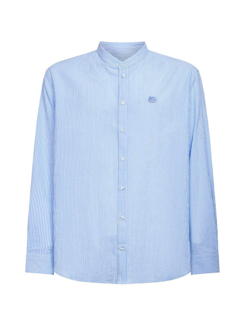logo-embroidered shirt 1