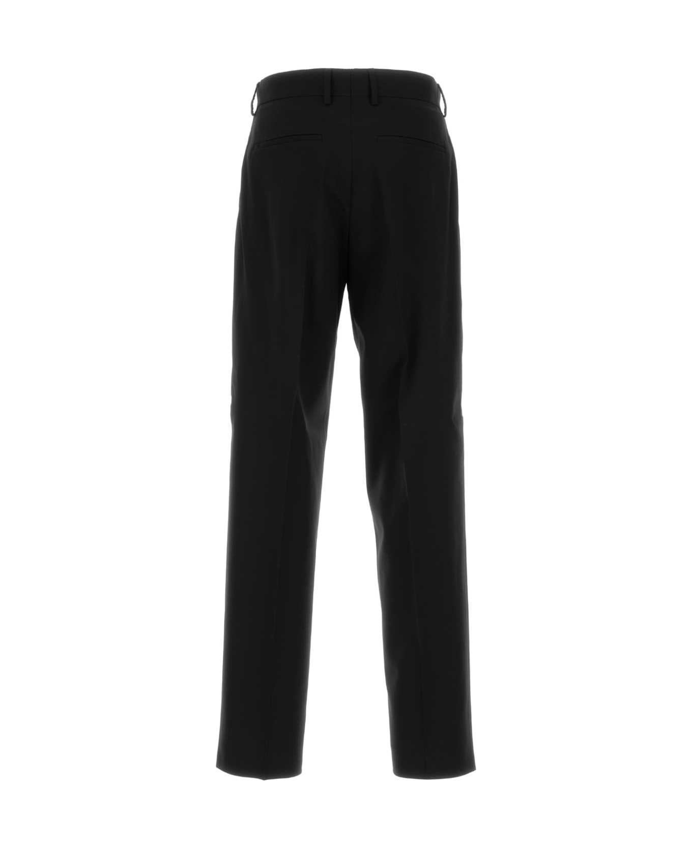 Black Wool Pant - 2