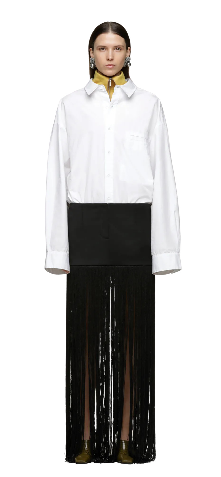 BUNDLES SKIRT BLACK WOOL - 2