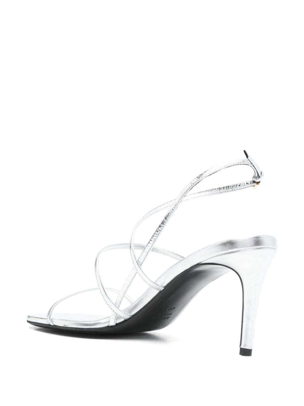 75mm metallic-effect sandals - 3