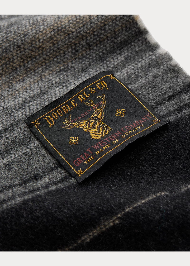 Striped Wool-Cashmere Scarf 4