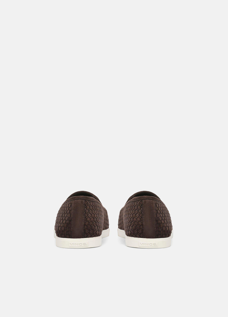 Vince Sonoma Woven Suede Loafer outlook