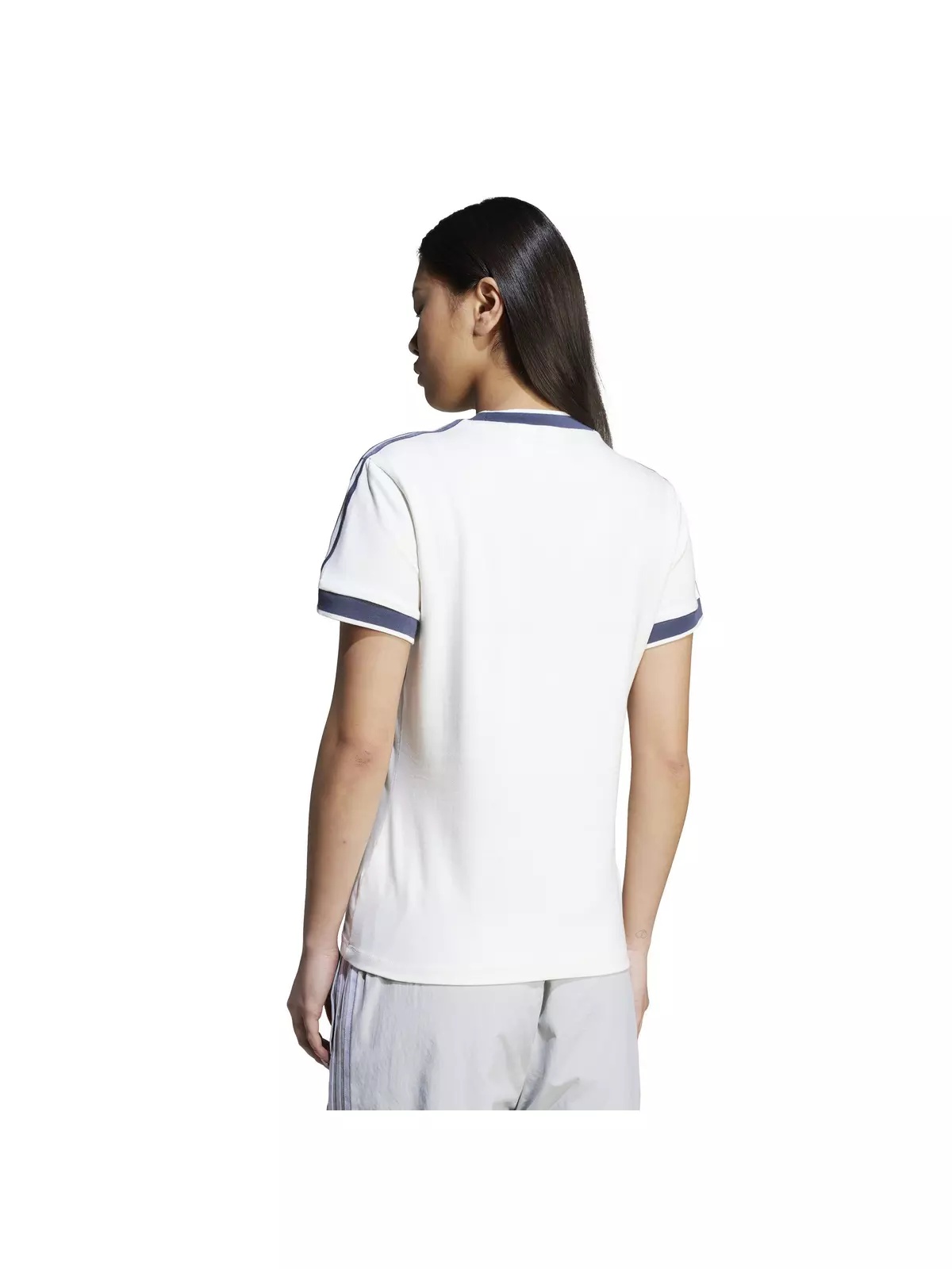 Originals Women's Linear Logo 3-Stripes T-Shirt -White - 2