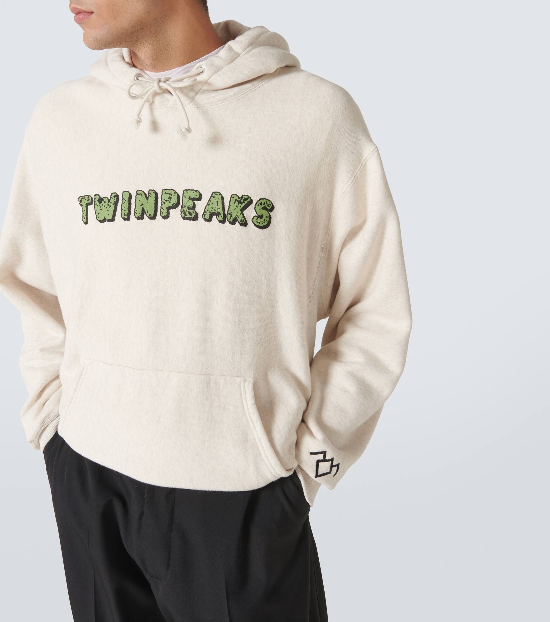 Printed cotton hoodie - 5