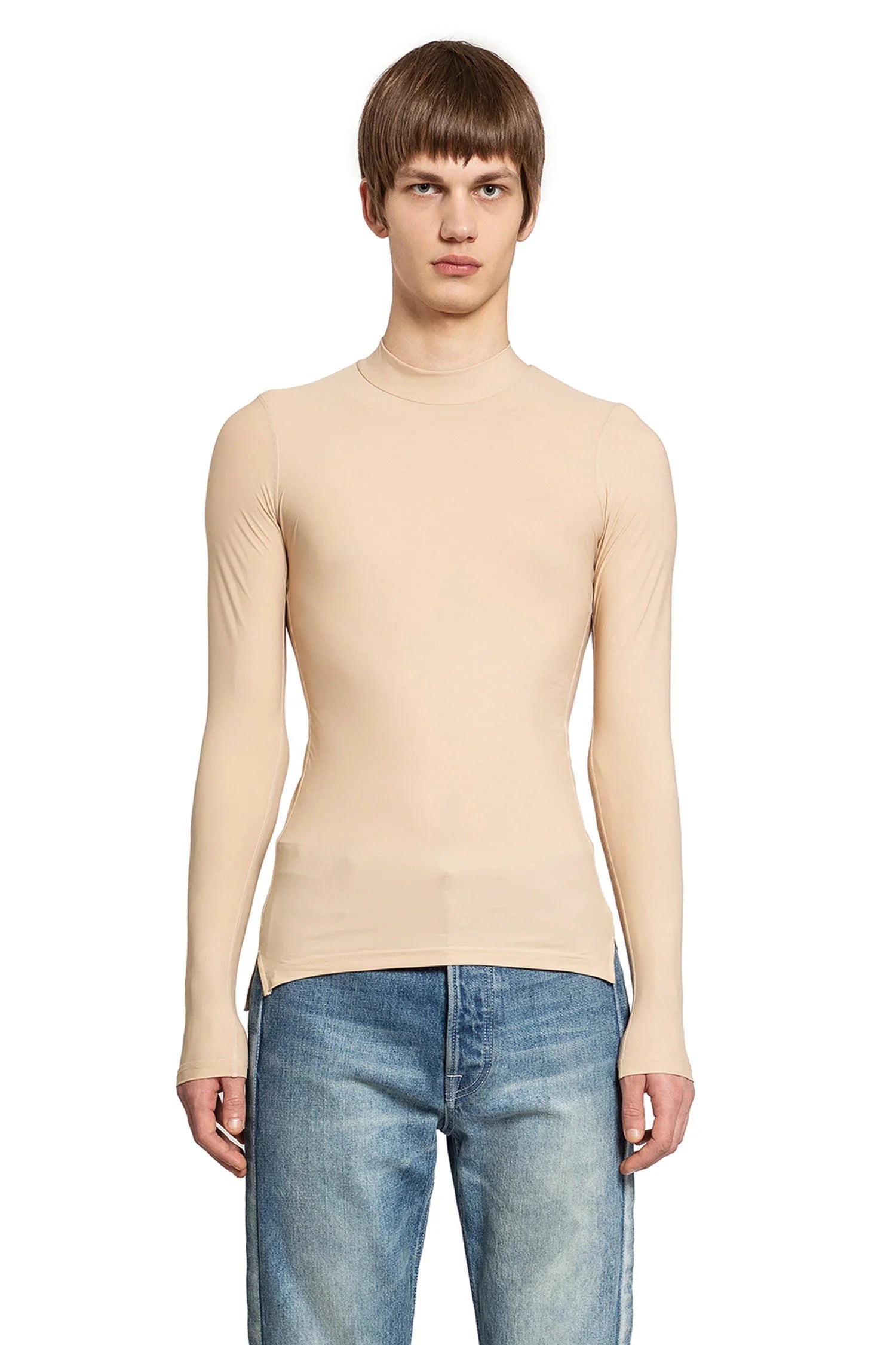 Second-Skin-High-Neck-Body-Tight-Top - 1