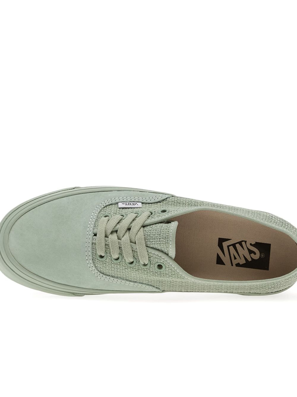 LX Authentic 44 suede-woven sneakers - 4