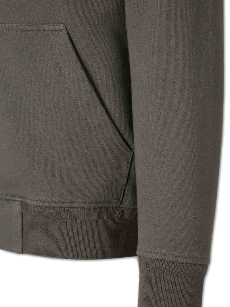 logo-detail zip-up hoodie 4