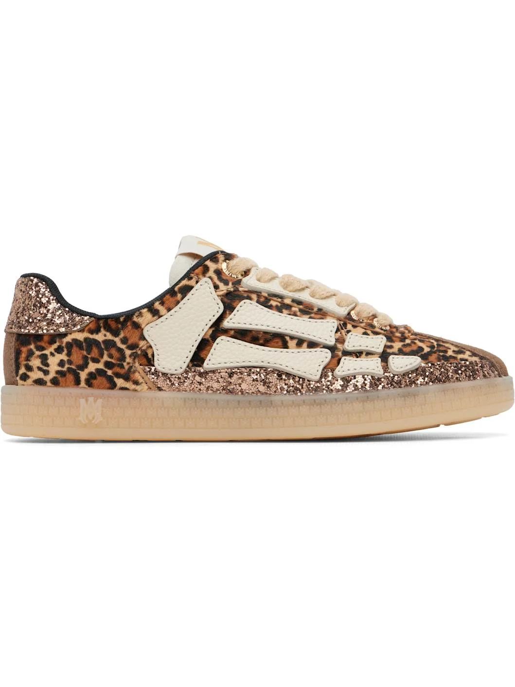 Tan Leopard Pacific Bones Sneakers - 1