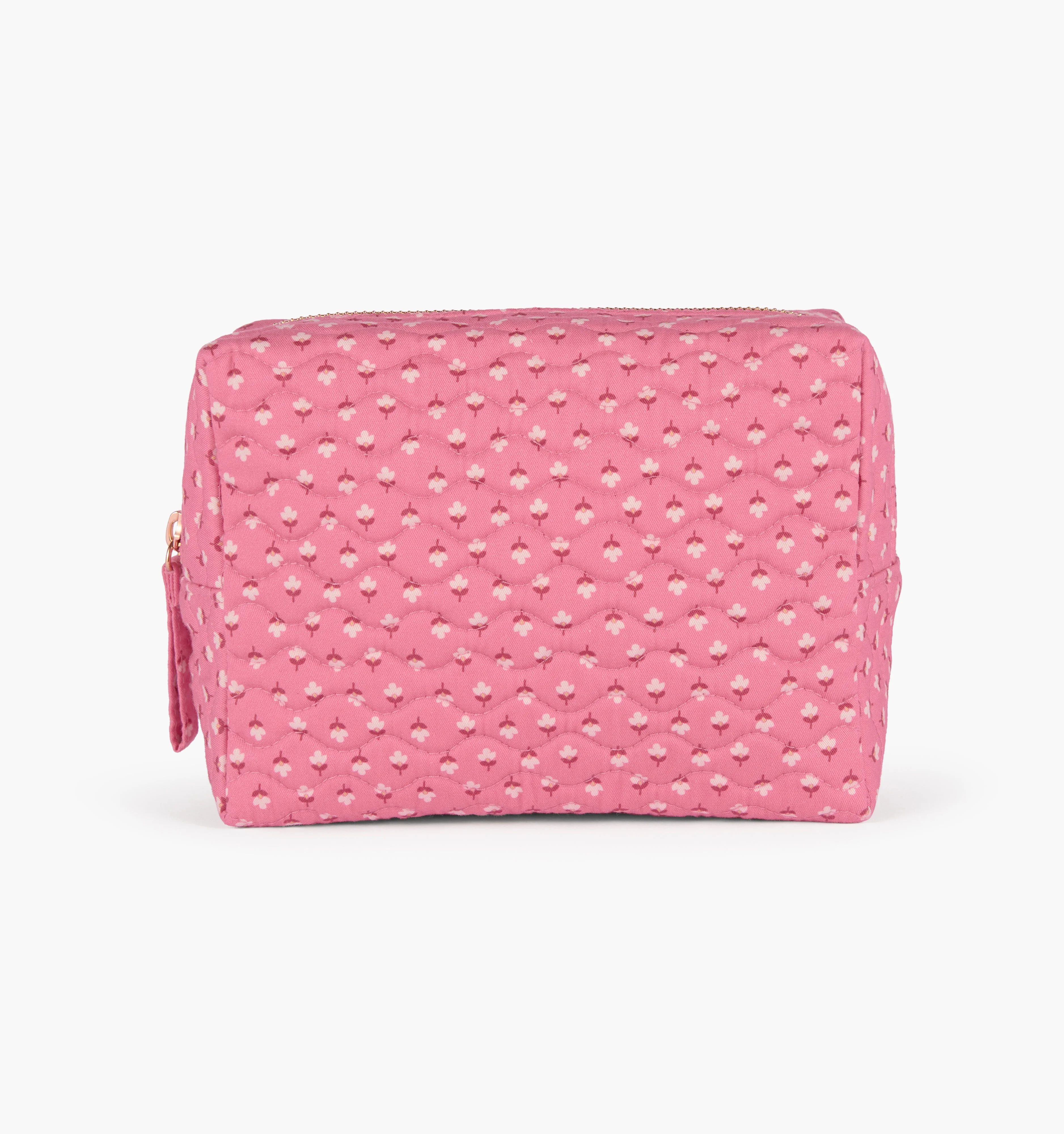 The Mini Quilted Cosmetic Bag - Poppy Half Drop Rose - 1