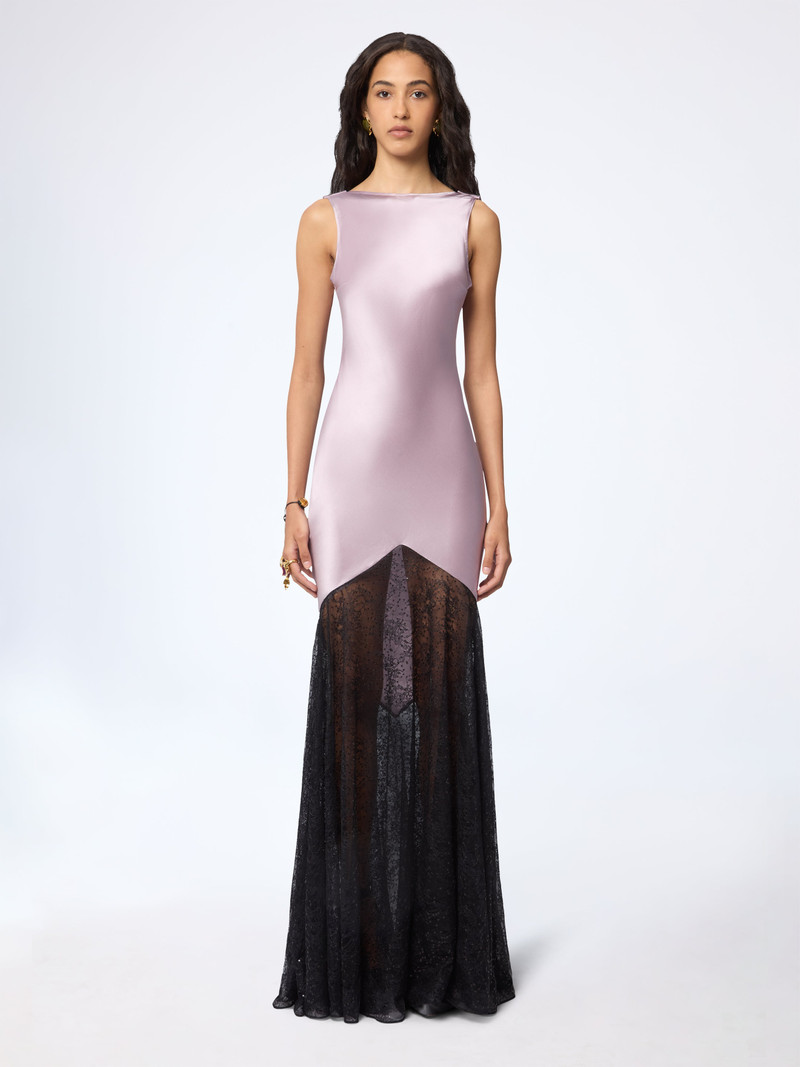 Mermaid Dress With Lace Inserts 1