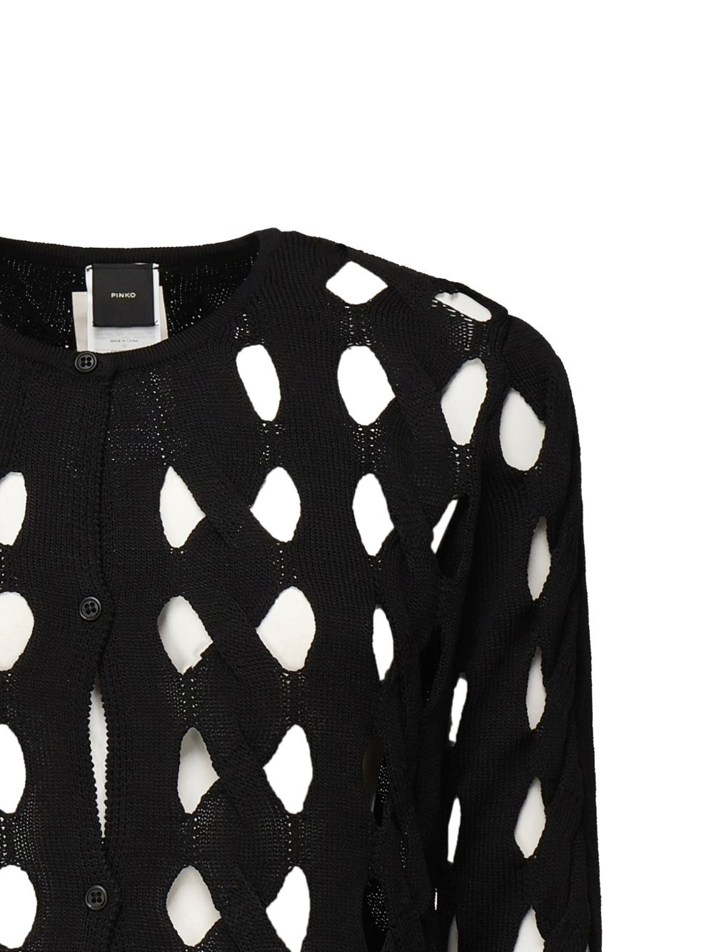 open-knit cardigan - 3