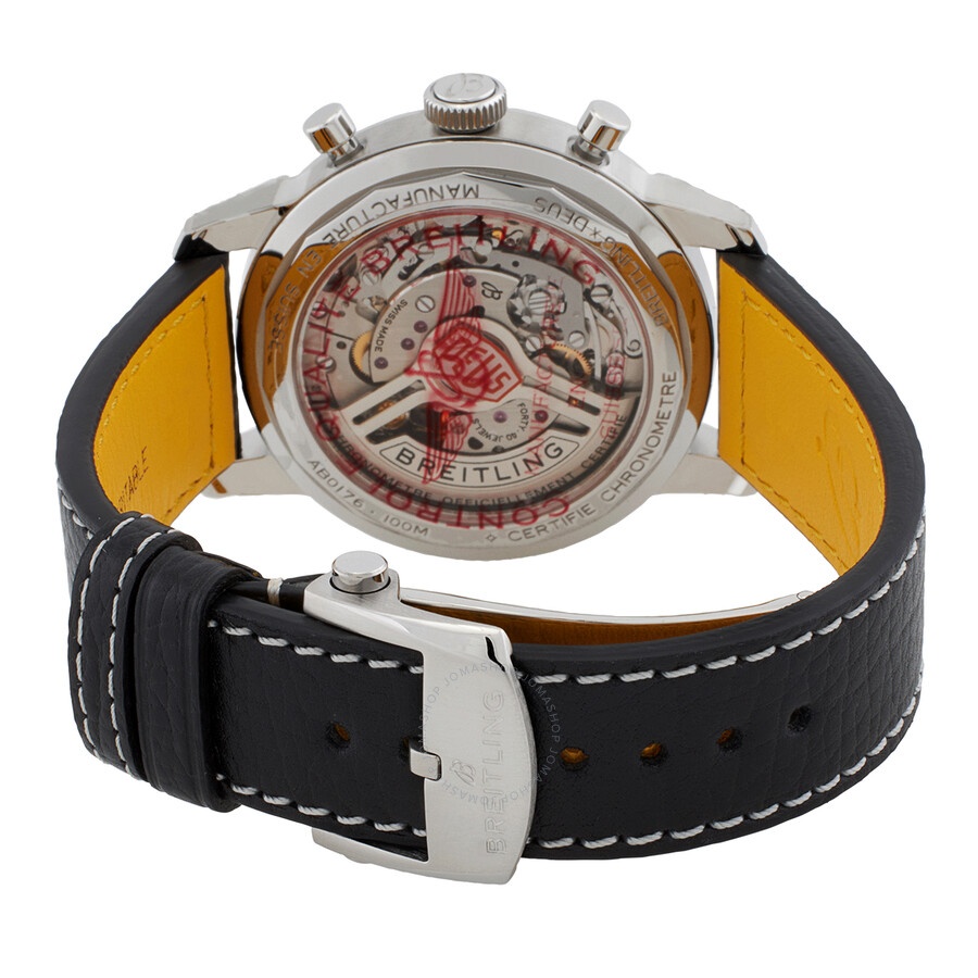 Breitling Top Time B01 Deus Chronograph Automatic Chronometer Black Dial Men's Watch AB01765A1B1X1 - 3