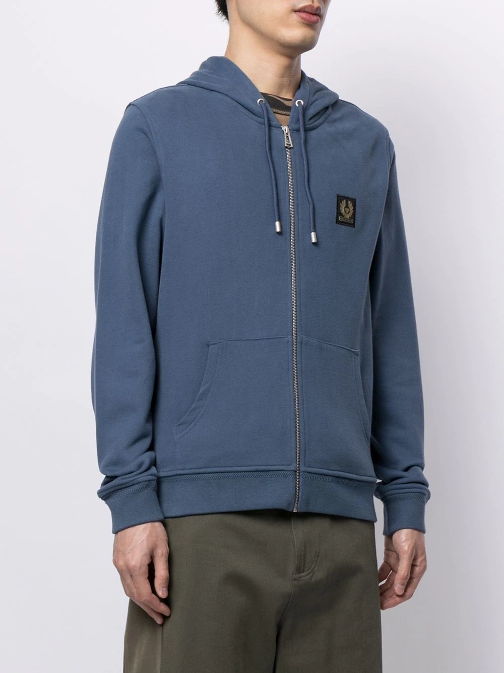 zip front hoodie - 3