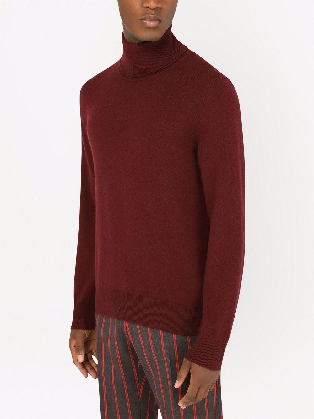 roll-neck cashmere jumper - 5