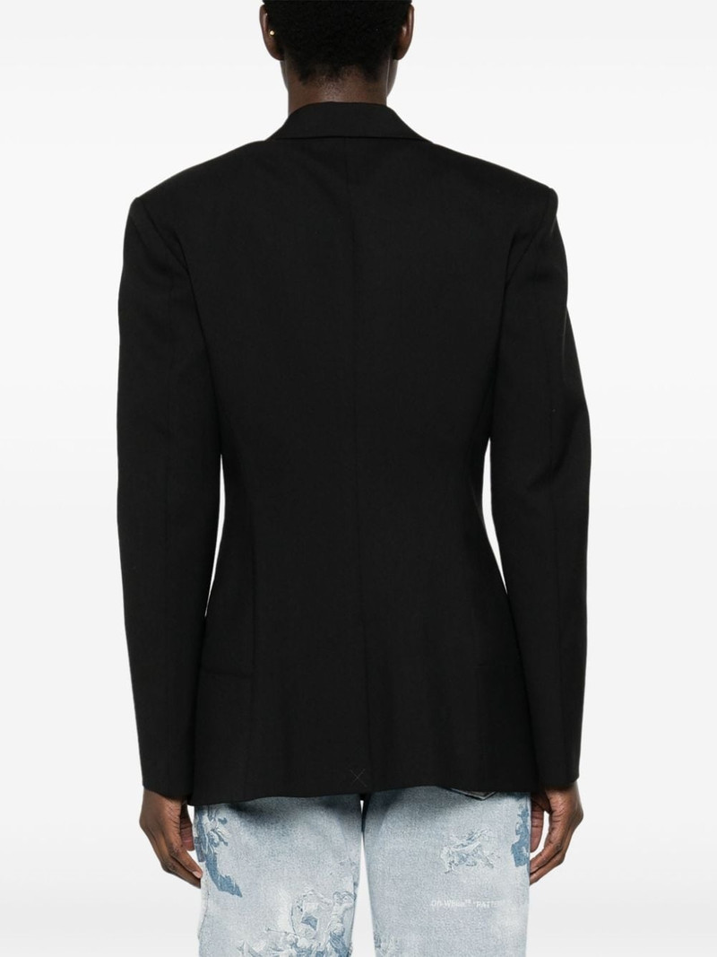 buckle-detailed blazer 4