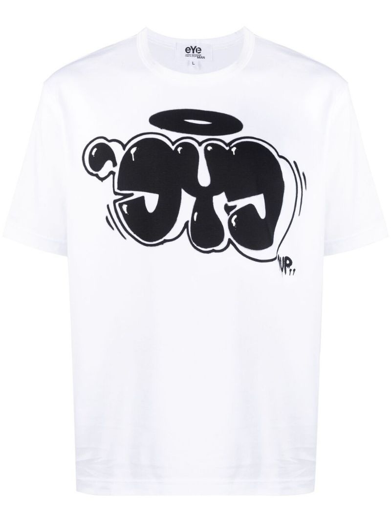 graffiti-print T-shirt - 1