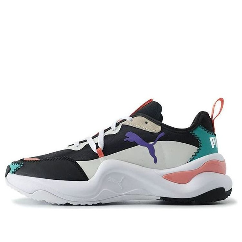 (WMNS) PUMA Rise Extravaganza Black/Blue 373446-03 - 1